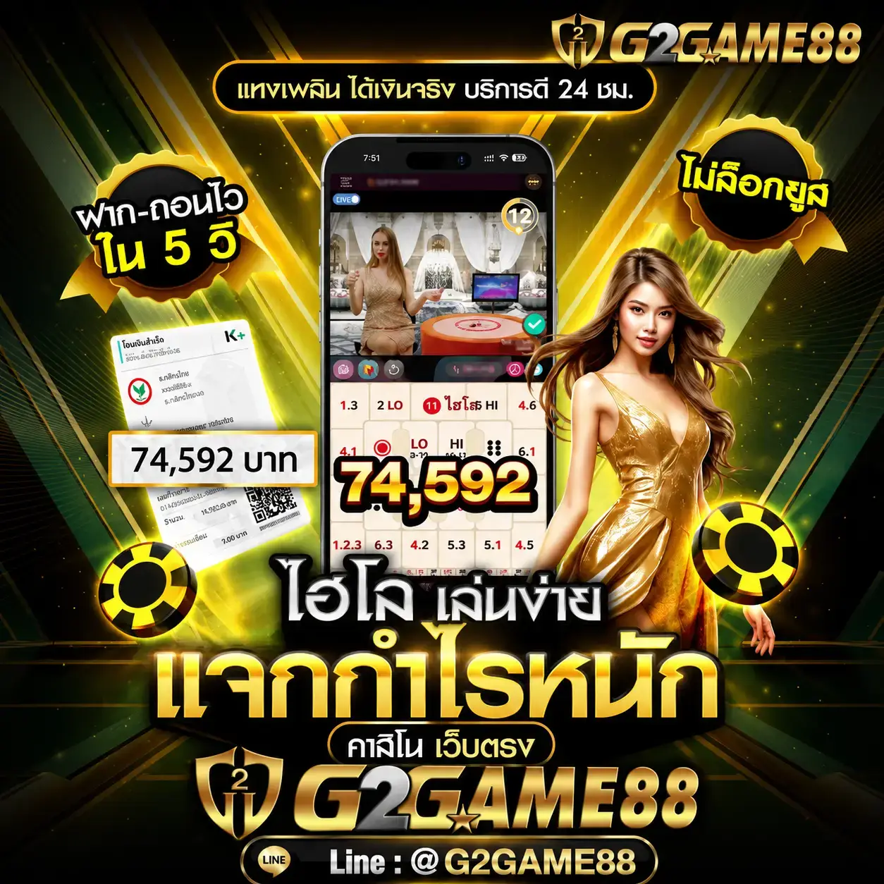 คาสิโนออนไลน์ g2game บาคาร่าไม่มีขั้นต่ำ